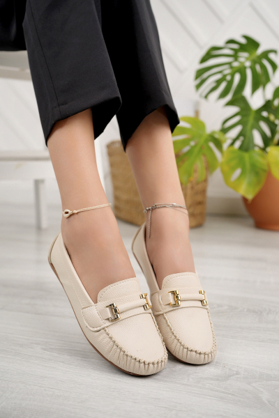 Khayt Daisy Casual Günlük Kadın Babet Ayakkabı - 4