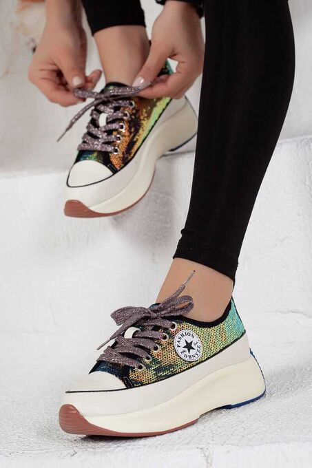 Khayt FashionTrend Sneaker Kalın Taban Kadın Ayakkabı