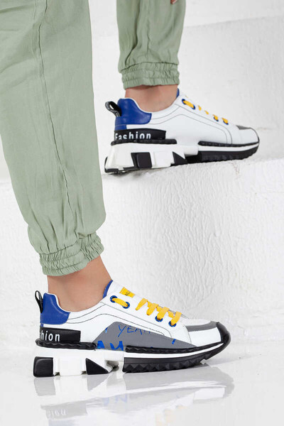 Khayt Sport Fashion Sneaker Kalın Taban Kadın Ayakkabı - 2