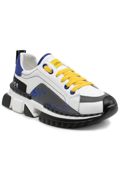 Khayt Sport Fashion Sneaker Kalın Taban Kadın Ayakkabı - 3